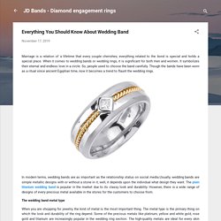 Everything You Should Know About Wedding Band