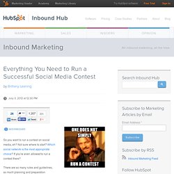 Everything You Need to Run a Successful Social Media Contest