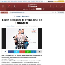 Evian décroche le grand prix de l'affichage