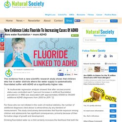 New Evidence Links Fluoride to Increasing Cases of ADHD