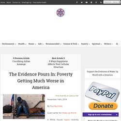 The Evidence Pours In: Poverty Getting Much Worse in America