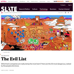 The Evil List: Which tech companies are doing the most harm?