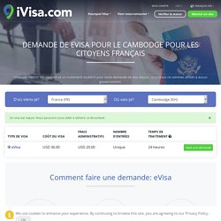 Evisa Cambodge pour français