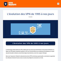 L'évolution des VPN de 1995 à nos jours - vpnmonde