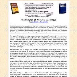 A.A. History - The Evolution of Alcoholics Anonymous, by Jim Burwell