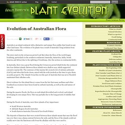 Evolution of the Australian Flora