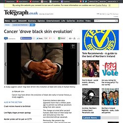 Cancer 'drove black skin evolution' - BelfastTelegraph