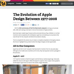 The Evolution of Apple Design Between 1977-2008