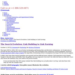 The Search Evolution: Link Building to Link Earning