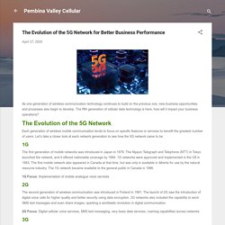 The Evolution of the 5G Network for Better Business Performance