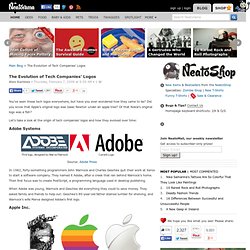 Blog Archive » The Evolution of Tech Companies Logos