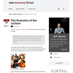 The Evolution of the Lecture