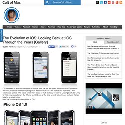 The Evolution of iOS: Looking Back at iOS Through the Years