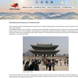 Evolution et mutation du tourisme en Corée du Sud
