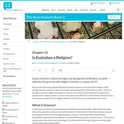 Is Evolution a Religion?