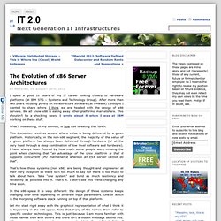 The Evolution of x86 Server Architectures « IT 2.0