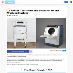 15 Photos That Show The Evolution Of The Washing Machine