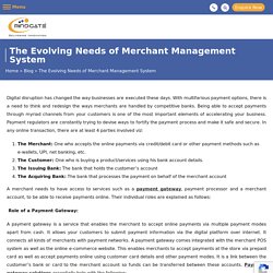 The Evolving Needs of Merchant Management System