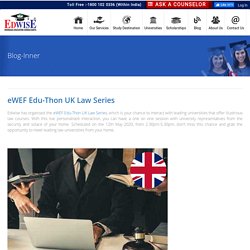 eWEF Edu-Thon UK Law Series