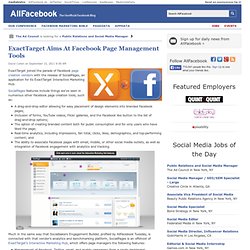 ExactTarget Aims At Facebook Page Management Tools