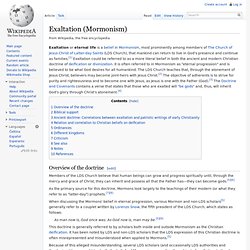 Exaltation (Mormonism)