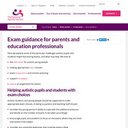 Exam guidance - NAS