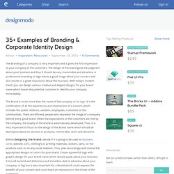 35+ Examples of Branding & Corporate Identity Design