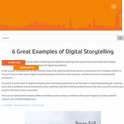 6 Great Examples of Digital Storytelling - 8MS Blog