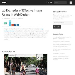 20 Examples of Effective Image Usage in Web Design