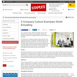5 Company Culture Examples Worth Emulating