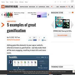 5 examples of great gamification