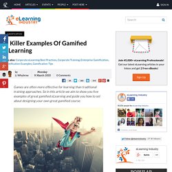 5 Killer Examples Of Gamified eLearning