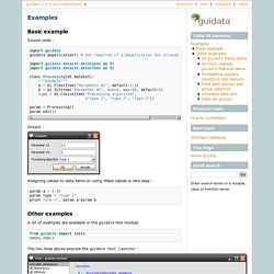 Examples — guidata 1.6.0 documentation