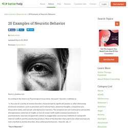 20 Examples of Neurotic Behavior