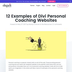 12 Examples of Divi Personal Coaching Websites