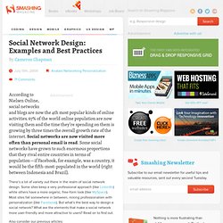 Social Network Design: Examples and Best Practices