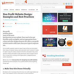 Non Profit Website Design: Examples and Best Practices