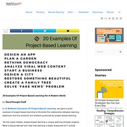 20 Examples Of Project-Based Learning