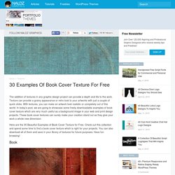 30 Examples of Book Cover Texture for Free