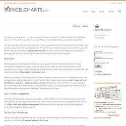Excel Dashboards: Who Needs Them, Anyway?