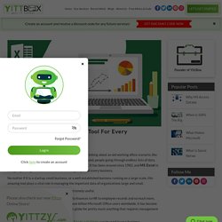 Why MS Excel Is An Essential Tool For Every Organization?