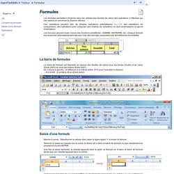 Excel - Les formules
