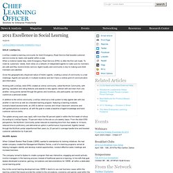 2011 Excellence in Social Learning
