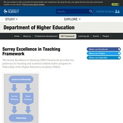 Surrey Excellence in Teaching Framework