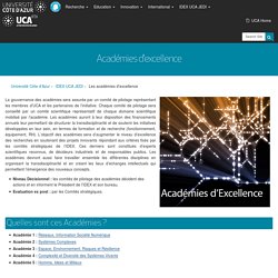 Académies d'excellence — UniversitÃ© CÃ´te dâAzur