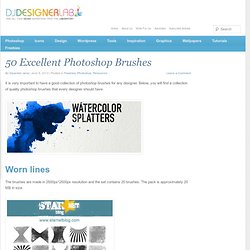 50 Excellent Photoshop Brushes