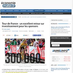 Tour de France : un excellent retour sur investissement pour les sponsors