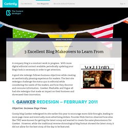 Three Excellent Blog Makeovers to Learn From