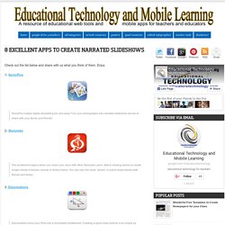 8 Excellent Apps to Create Narrated Slideshows