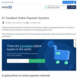 10 Excellent Online Payment Systems
